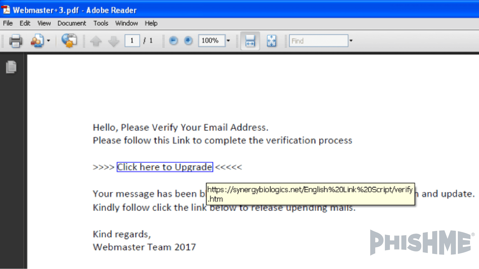 Phishing email examples - Cofense