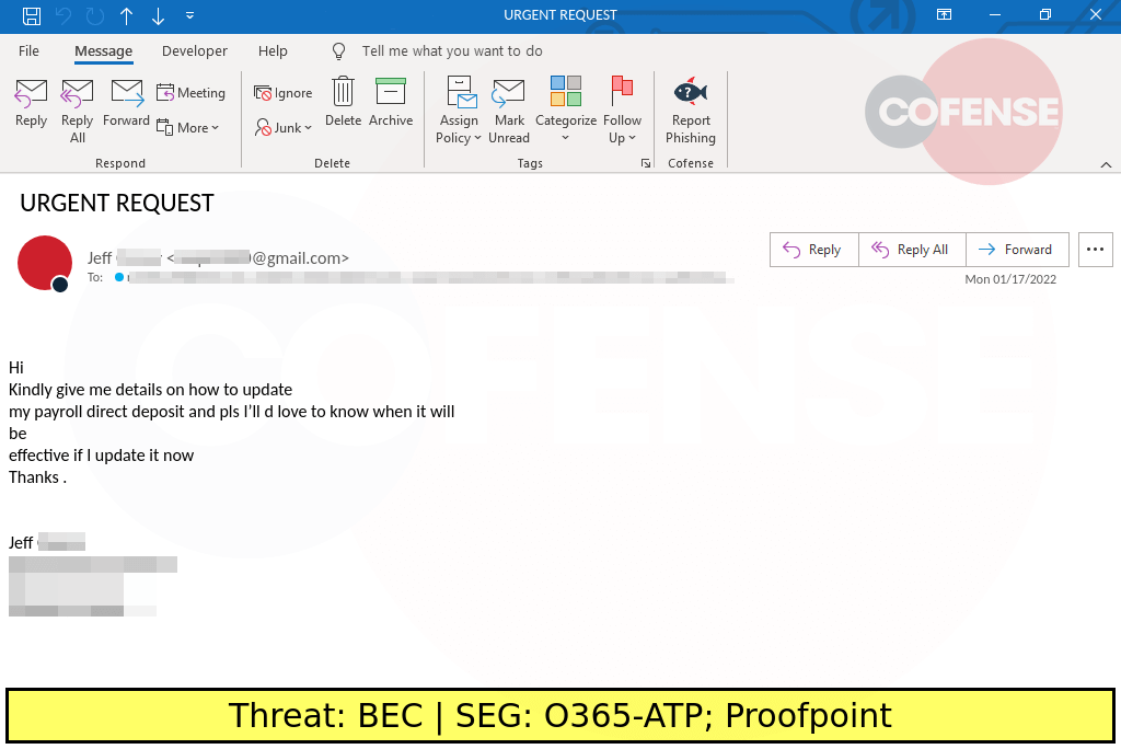 BEC (Business Email Compromise) attack illustration