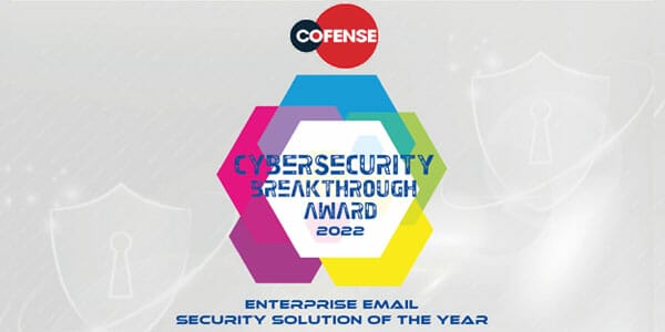 Email Security Breakthrough Award 2022 emblem