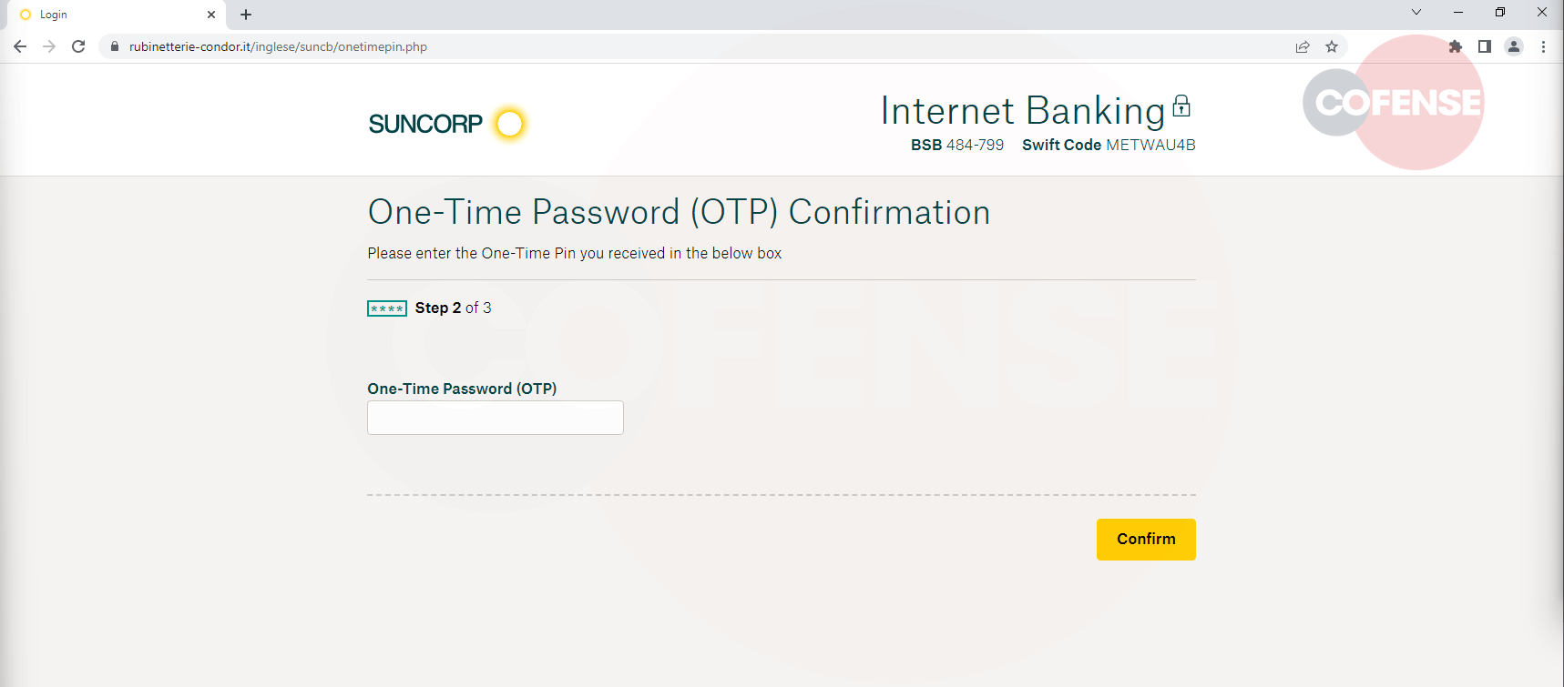 OTP phishing