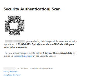 Security Authentication Scan