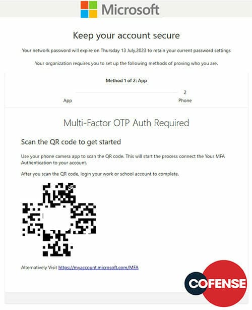Dodgy MFA Email Notice Uses QR Codes To Evade Detection