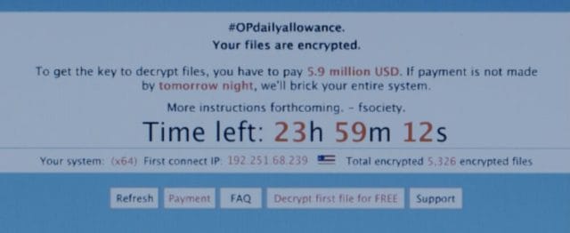 $5.9 Million Ransomware Demand